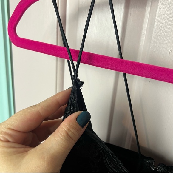 Vintage 90's Y2K Caché Velvet Maxi Slip Dress - Picture 9 of 14